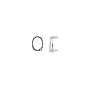 🔗 4 Claw Double Bezel Setting - OVAL