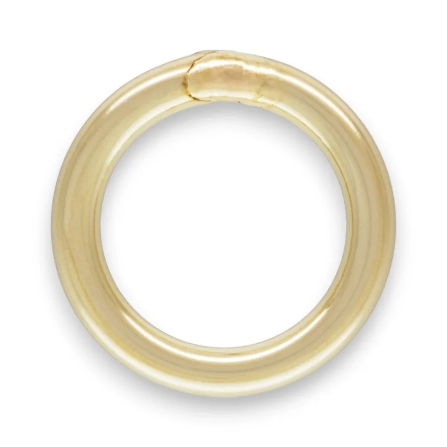 🔗 Jump Ring (Closed/Soldered) - ROUND in 14ct Yellow Gold Filled