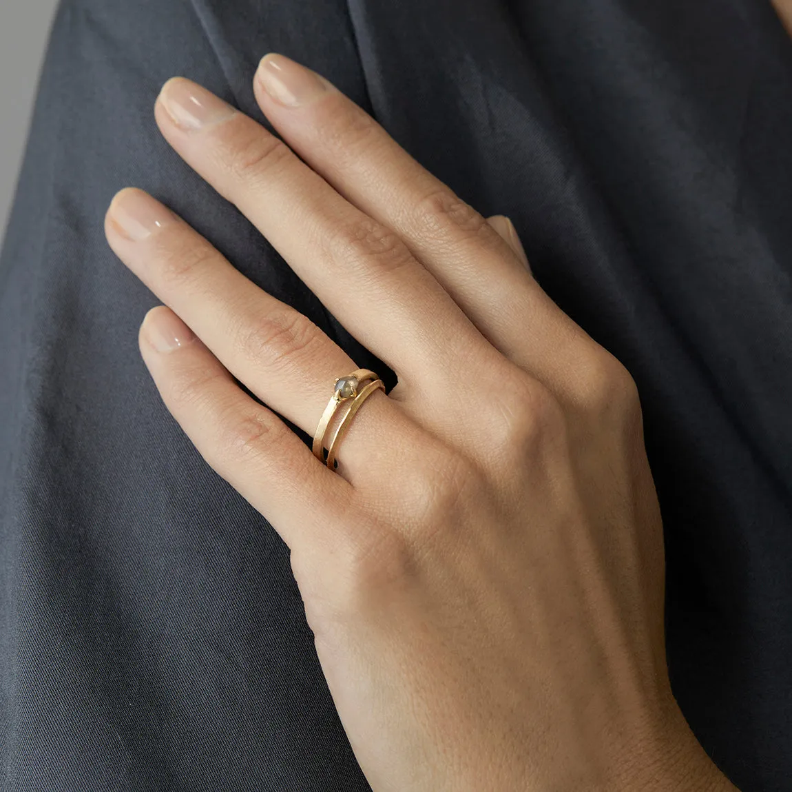 0.27 Carat 15th Anniversary One-of-a-Kind Brown Diamond Ring | BDR11-OOAK