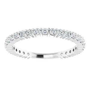 0.50 ct. Round Cut Diamond Delicate Stackable Wedding Band