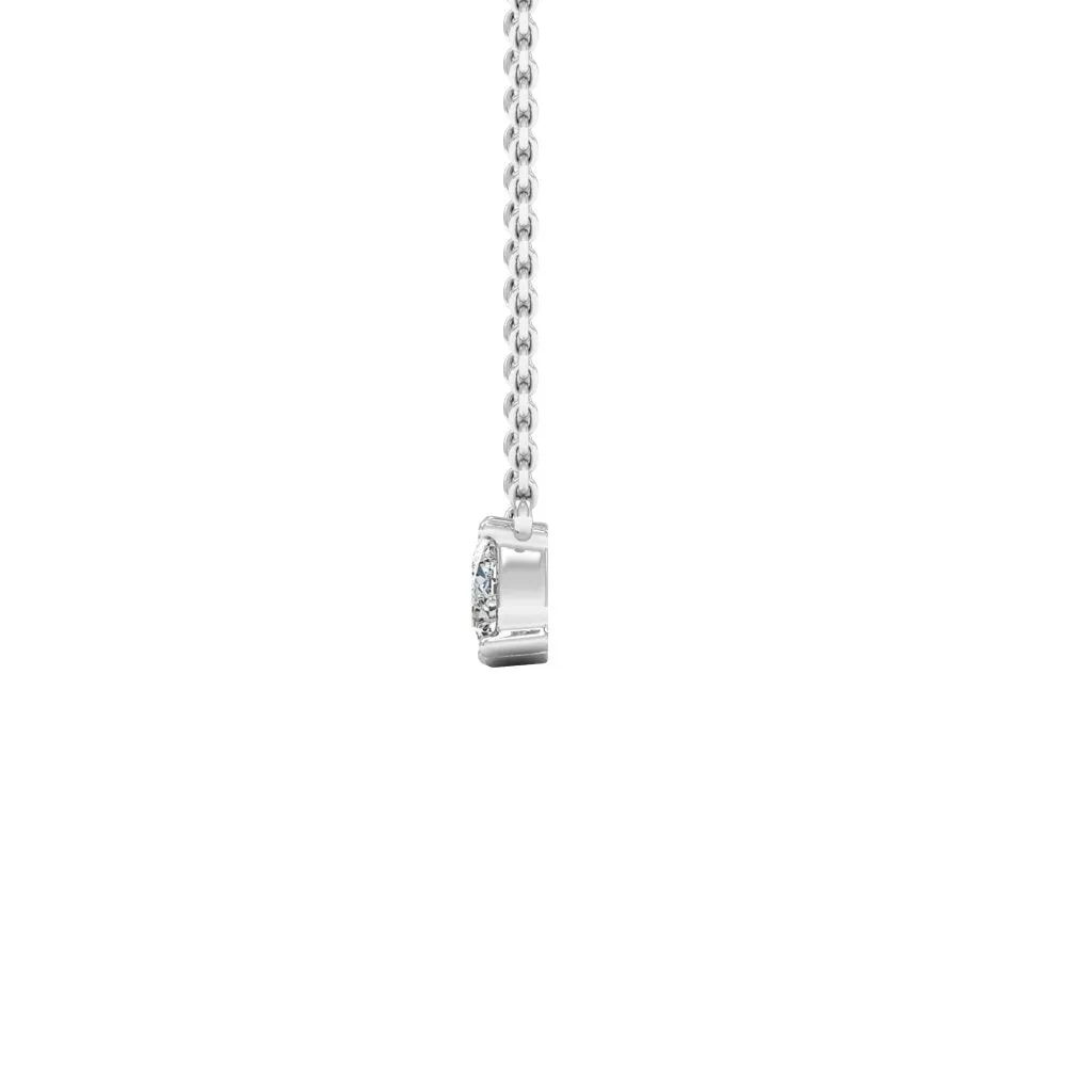 1.00 d.e.w cts Leia Moissanite Necklace