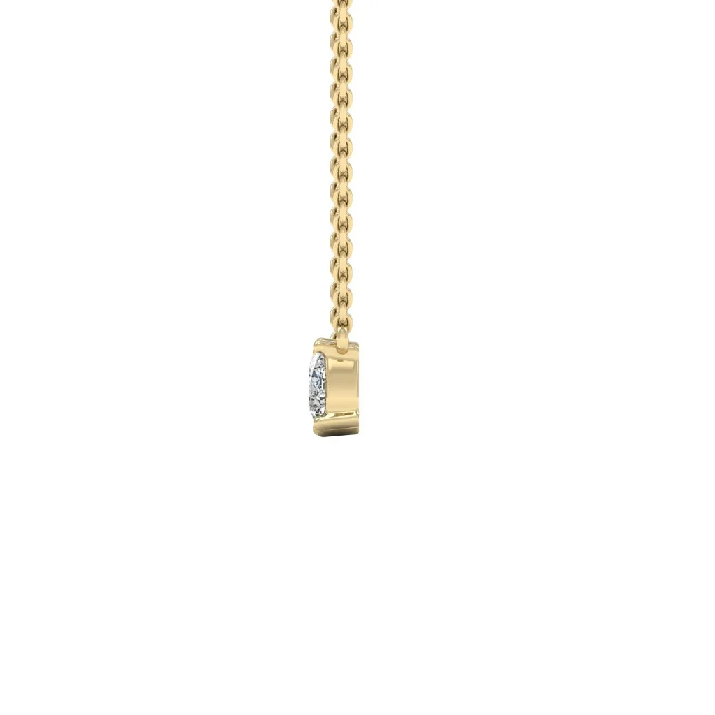 1.00 d.e.w cts Leia Moissanite Necklace