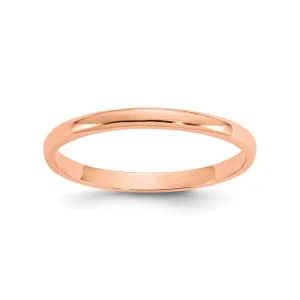 10K Rose Gold Polished Childrens Ring