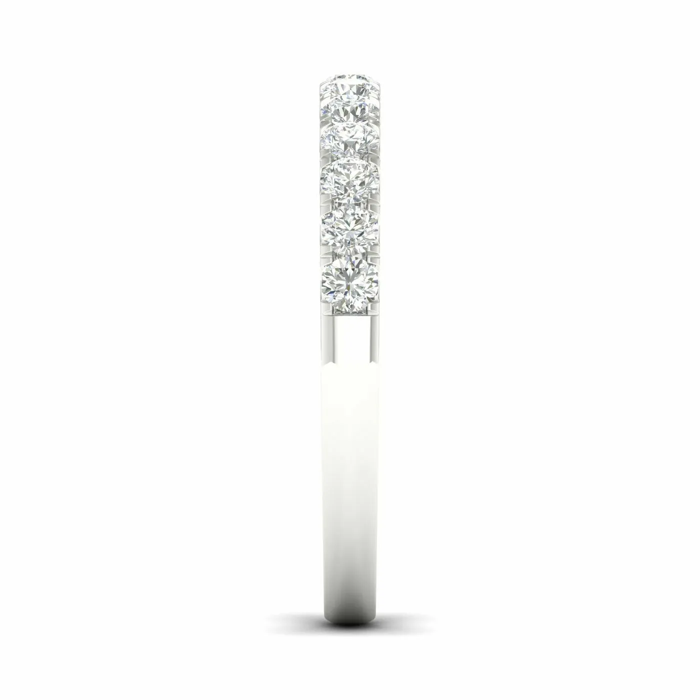 1/2 Carat Round Lab Grown Diamond 14K Gold Anniversary Band