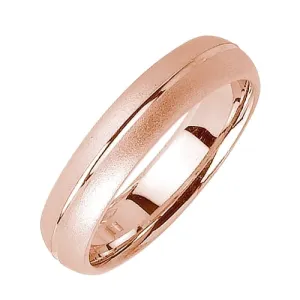 14K or 18K Rose Gold Traditional Ring
