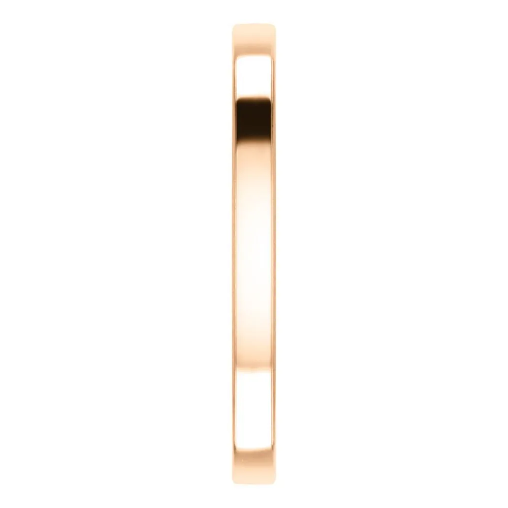 14k Rose Gold Sculptural-Inspired Band, Size 7