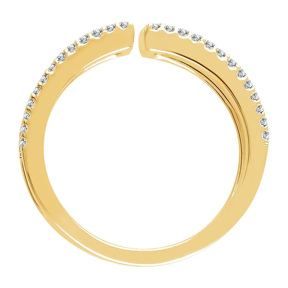 14k Yellow Gold 1/3 CTW Diamond Ring