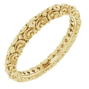 14K Yellow Sculptural-Inspired Ring