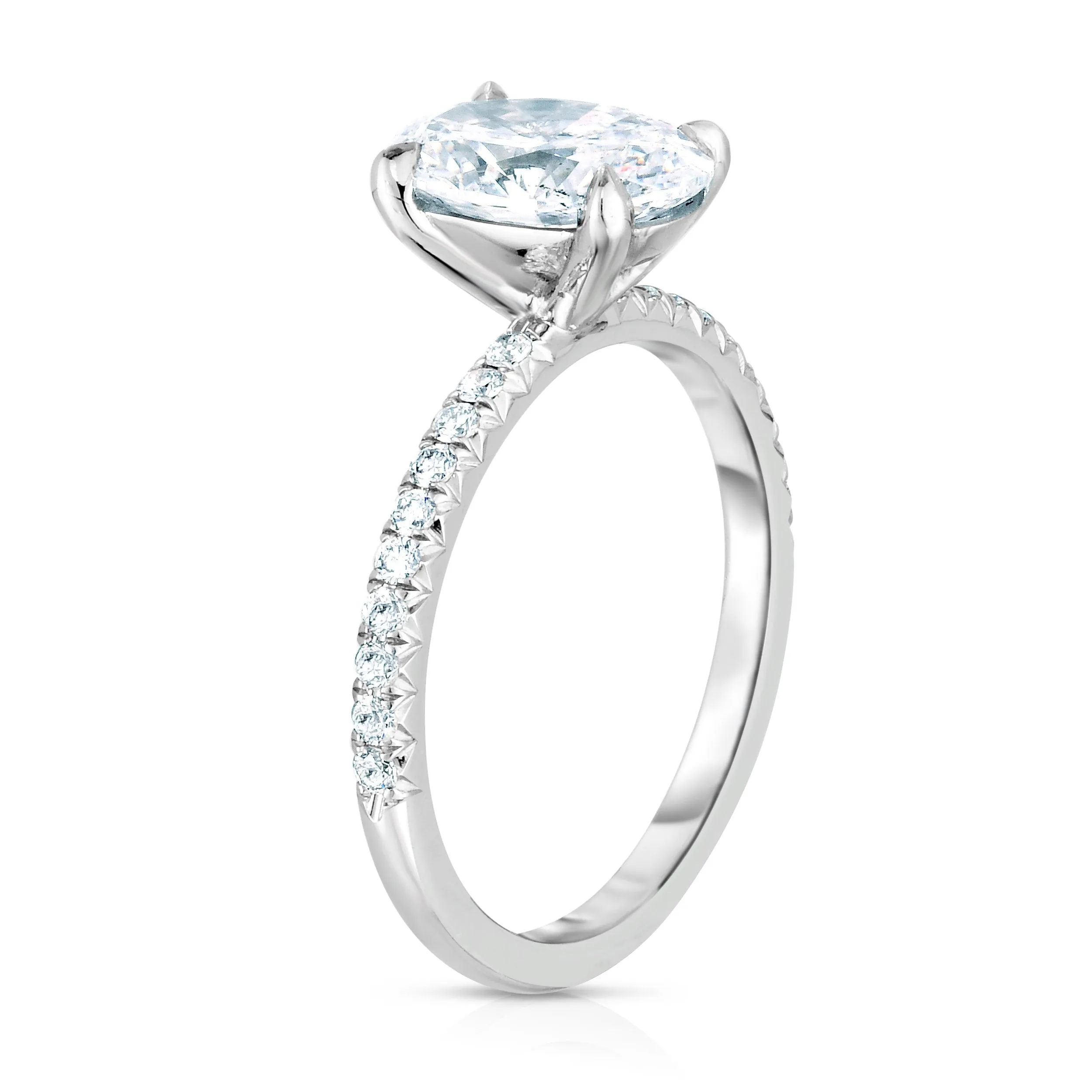 1.80CT OVAL ENGAGEMENT RING