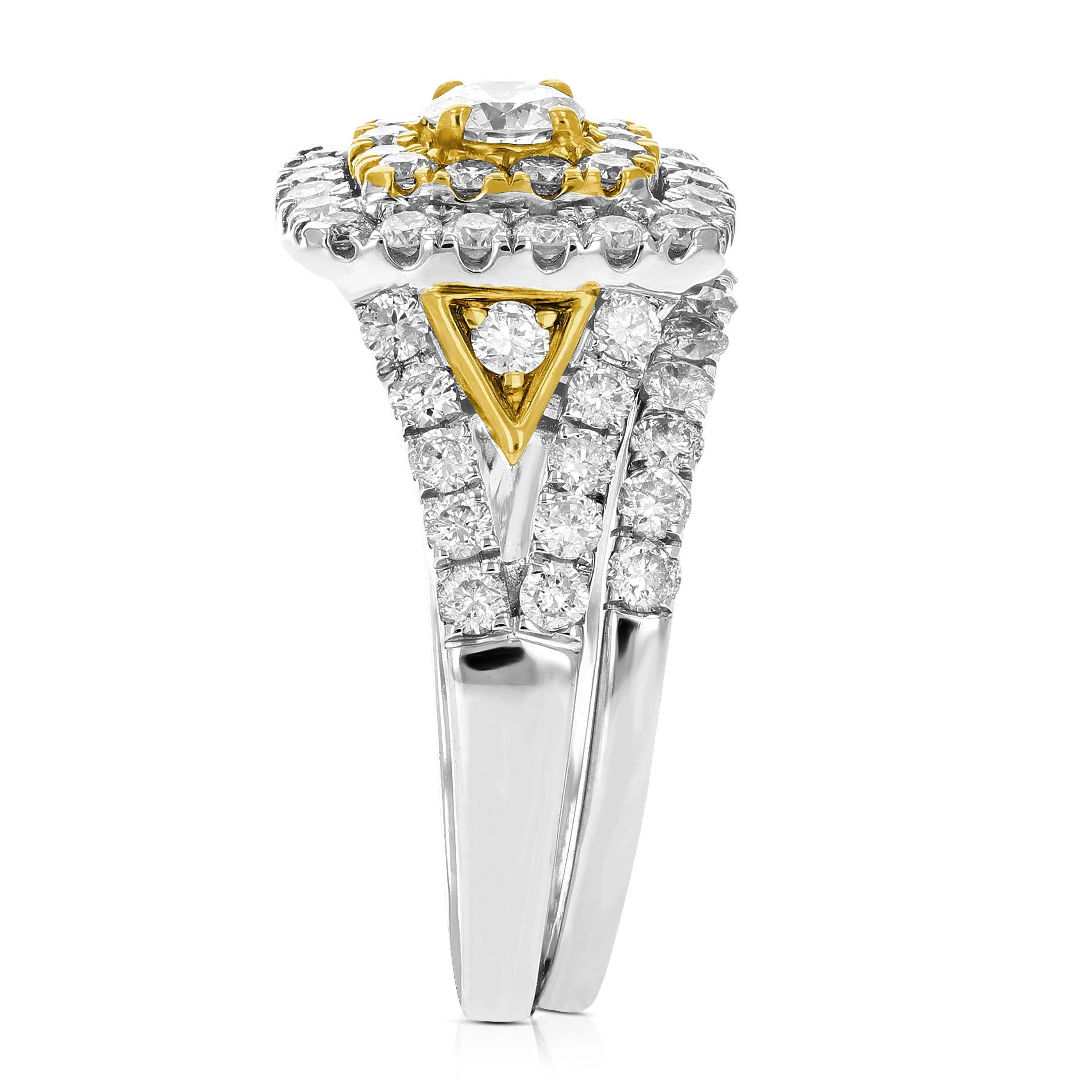 2 cttw Diamond Bridal Rings in Gold