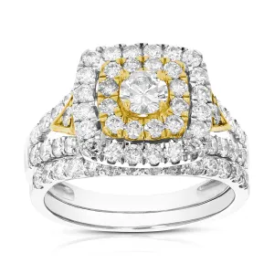 2 cttw Diamond Bridal Rings in Gold