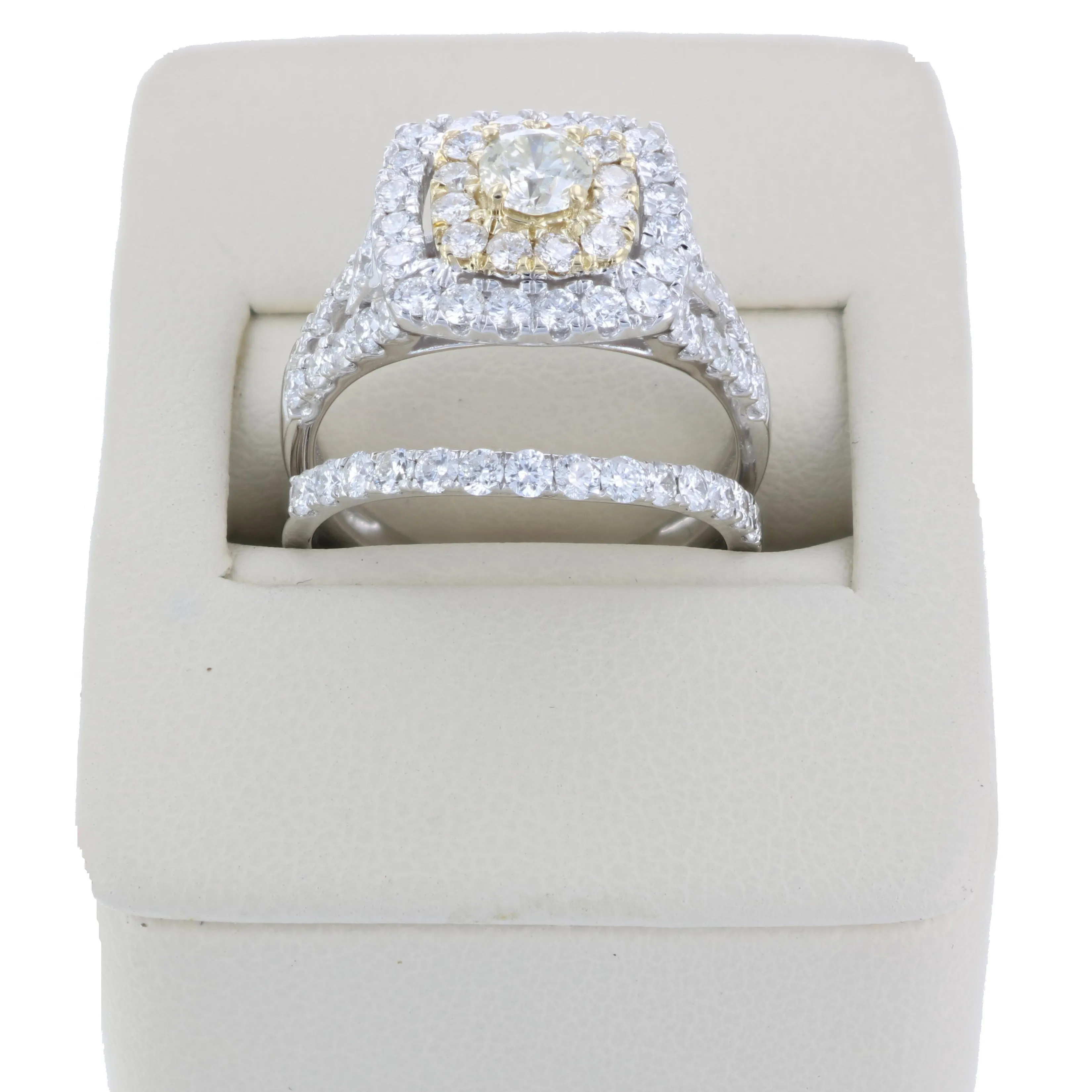 2 cttw Diamond Bridal Rings in Gold