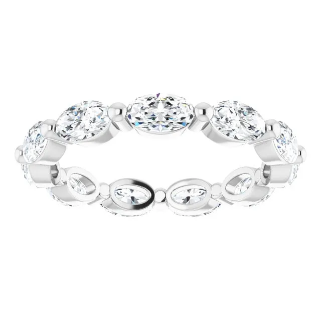 2.31 ct. Oval Diamond Eternity Band