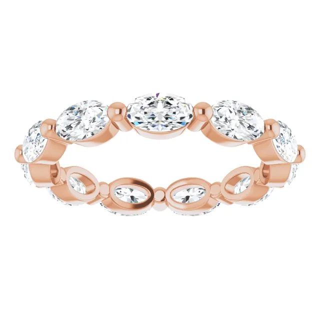 2.31 ct. Oval Diamond Eternity Band