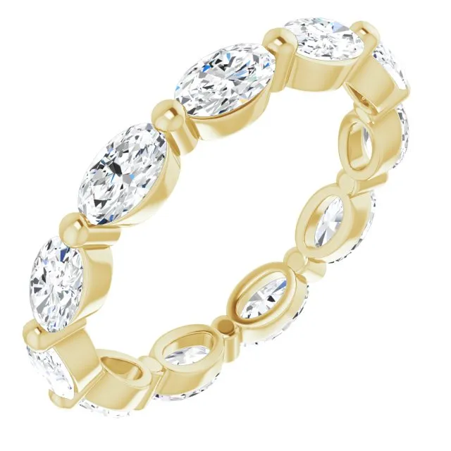 2.31 ct. Oval Diamond Eternity Band