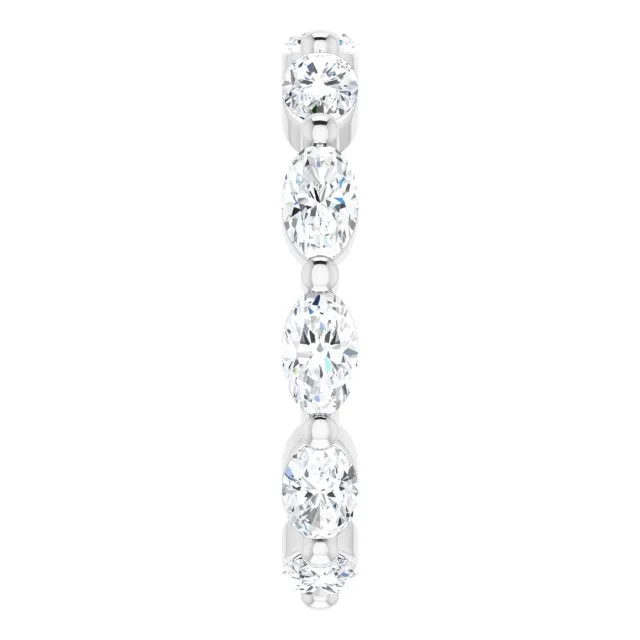 2.31 ct. Oval Diamond Eternity Band