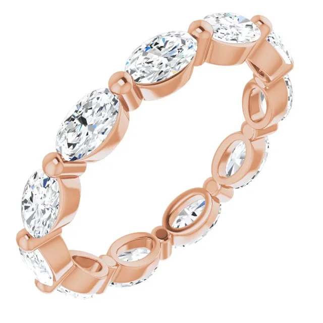 2.31 ct. Oval Diamond Eternity Band