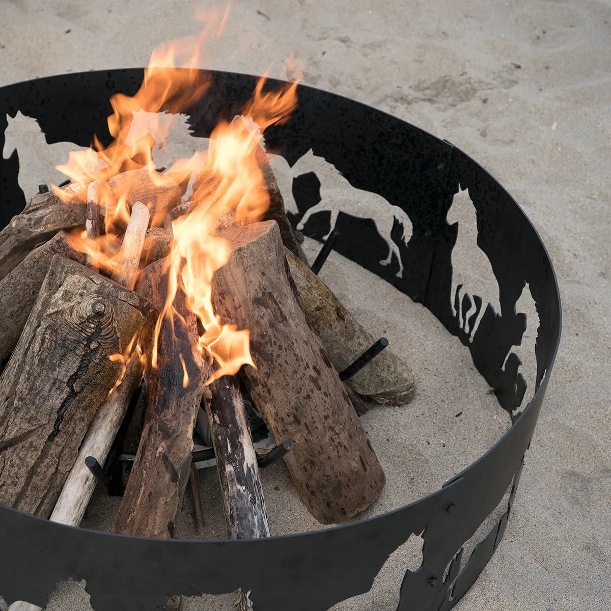24 in. Round Fire Pit Log Grate