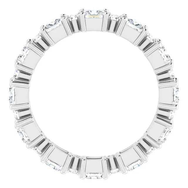 2.52 ct. Princess & Round Diamond Eternity Band