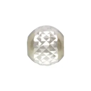 3.0mm Pyramid Cut Bead 1.2mm Hole, Sterling Silver. Made in USA. #5004630P