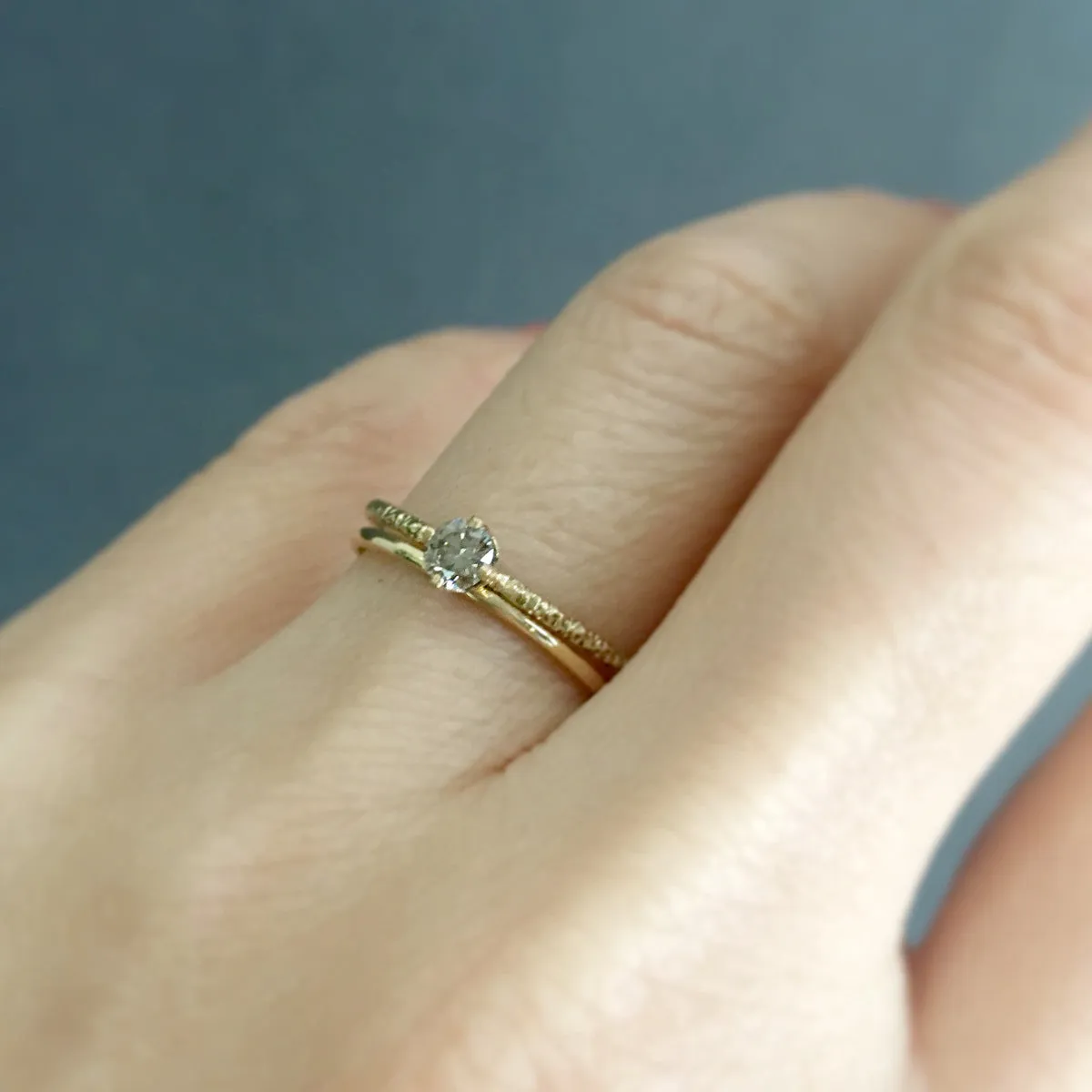 3.5mm Brown Diamond Homespun Solitaire Ring | R9003BR