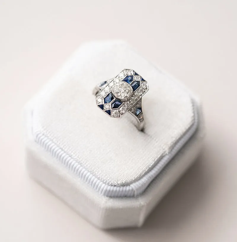 4.60 cttw. Art Deco Inspired Ring