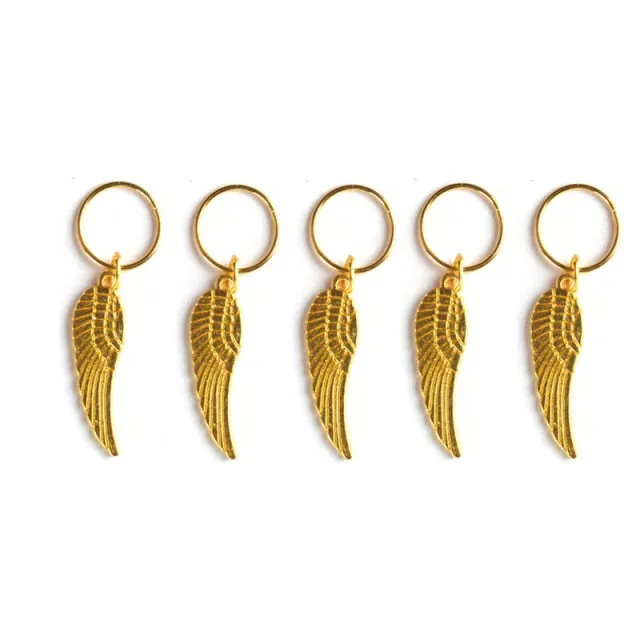 5 Pcs Silver Viking Spiral Beads