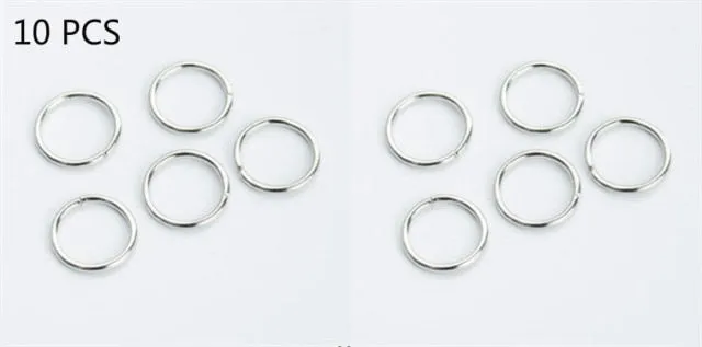 5 Pcs Silver Viking Spiral Beads