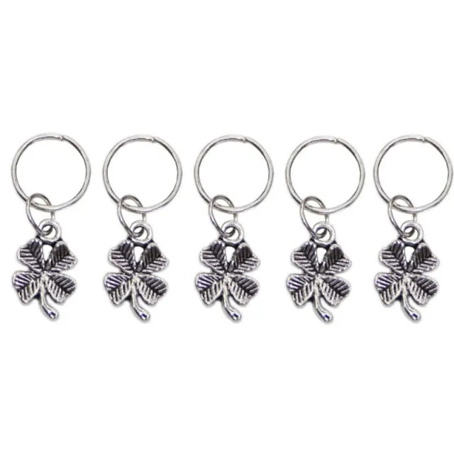 5 Pcs Silver Viking Spiral Beads