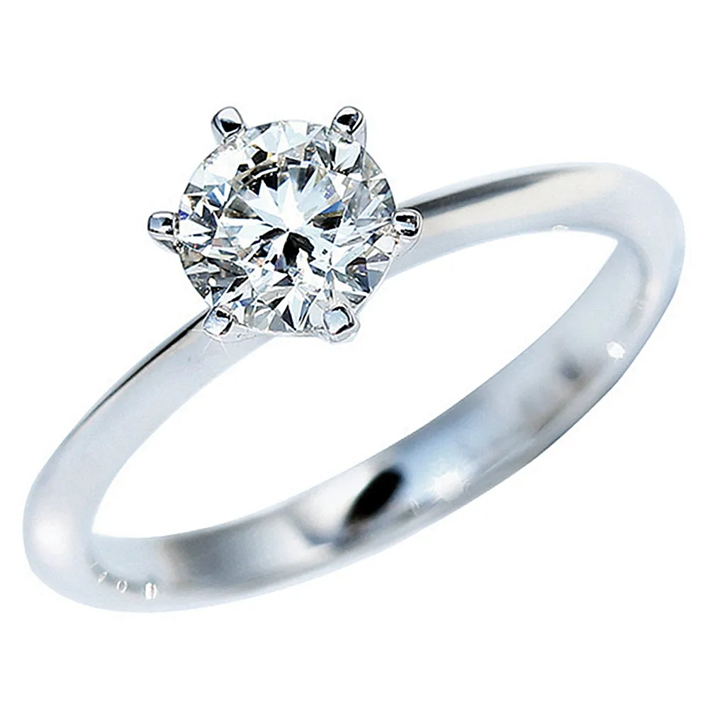 6-Prong Solitaire Lab-Grown Diamond Engagement Ring