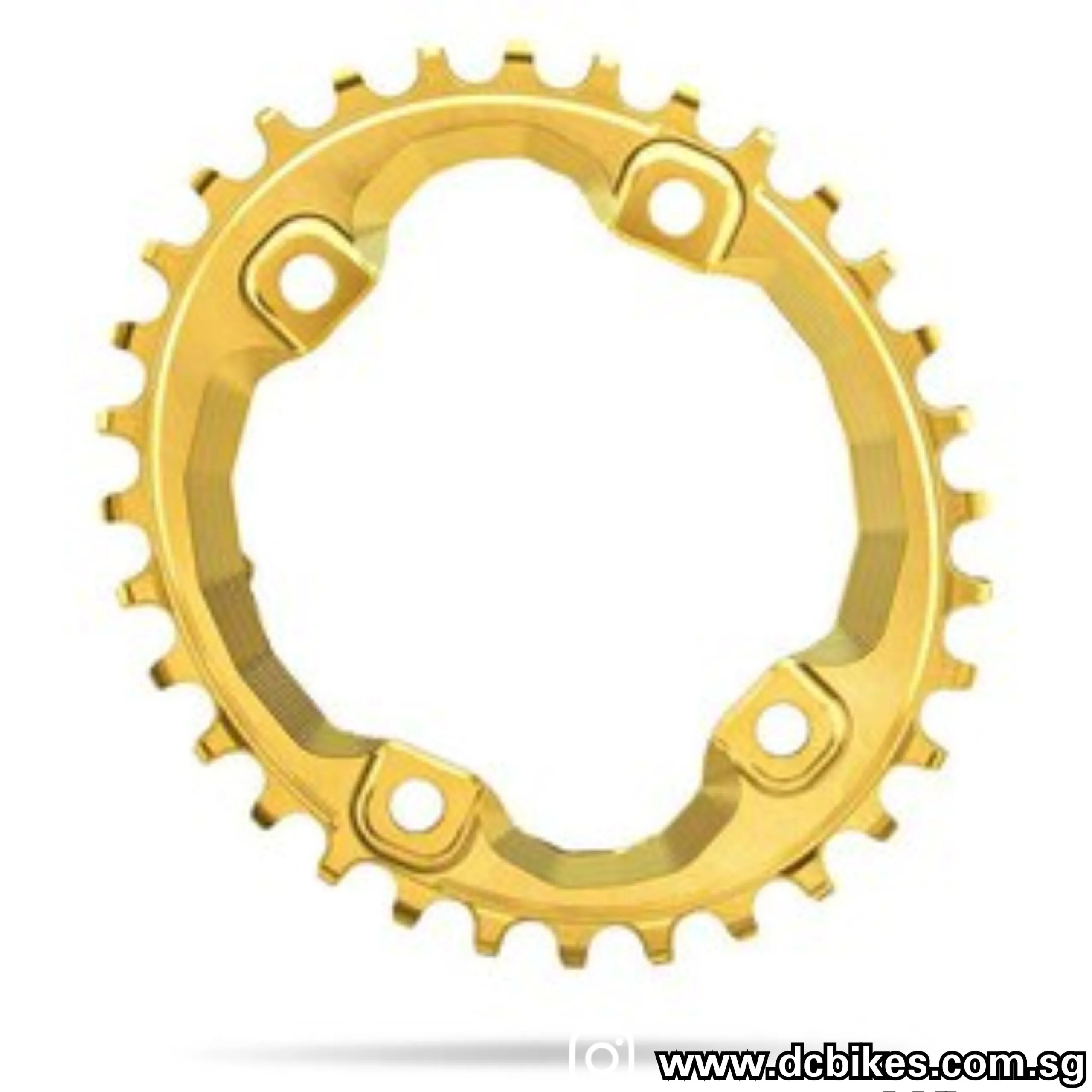 Absoluteblack 32T | 34T | 36T Narrow Wide 96Bcd Oval Gold/Red/Black Chain Ring