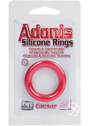 Adonis Silicone Rings Cesar Red