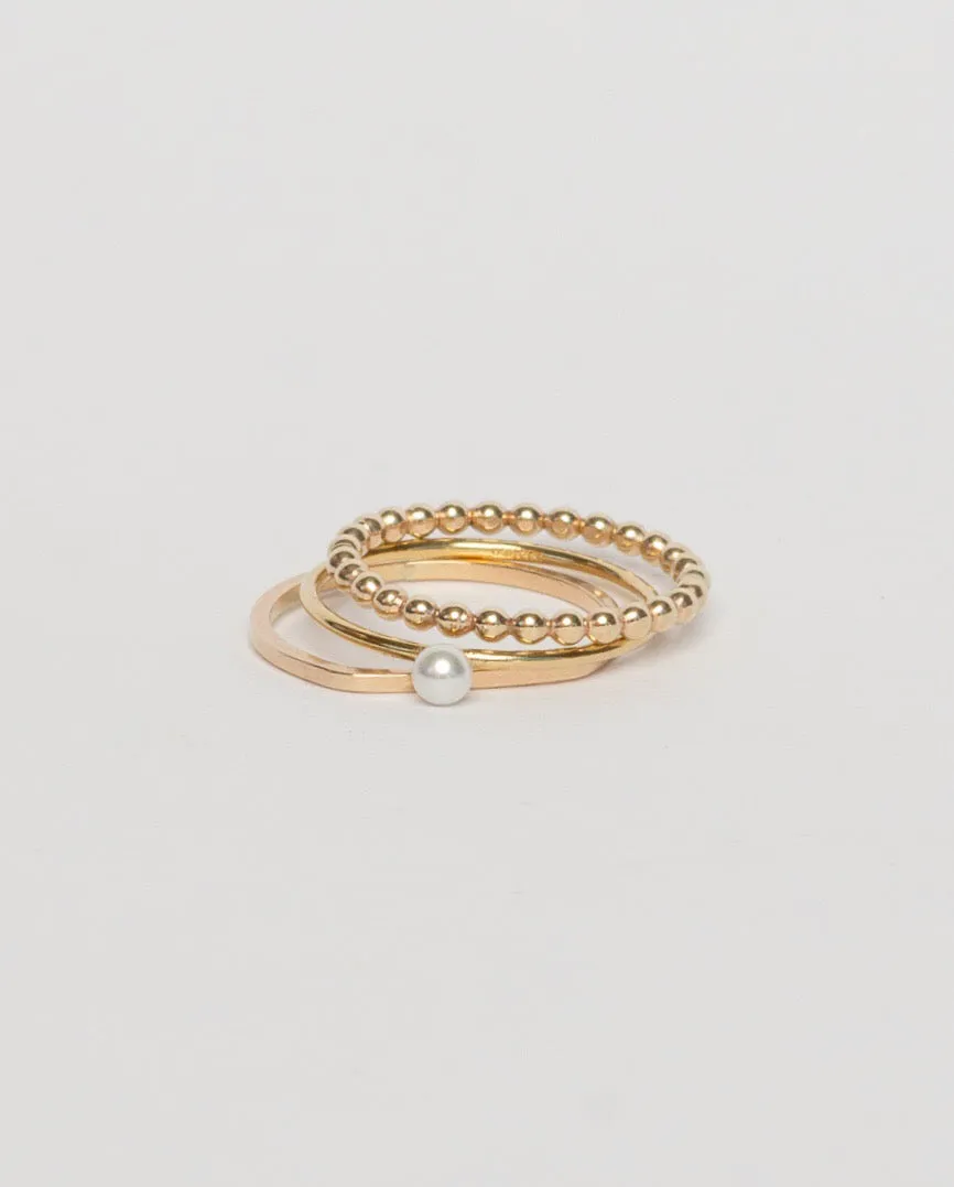 Bead Ring, Gold Filled
