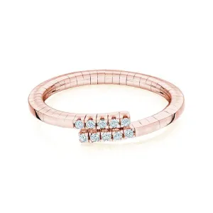 Birks Ros&eacute;e du Matin Rose Gold Flex Wrap Ring