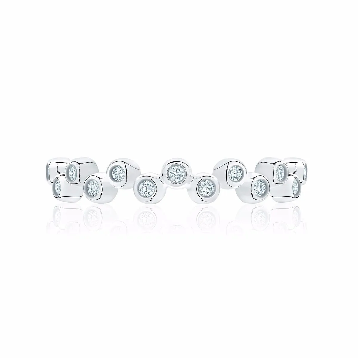 Birks Splash Stack White Gold Ring