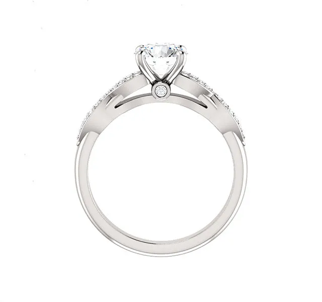 Braided Engagement Ring Setting