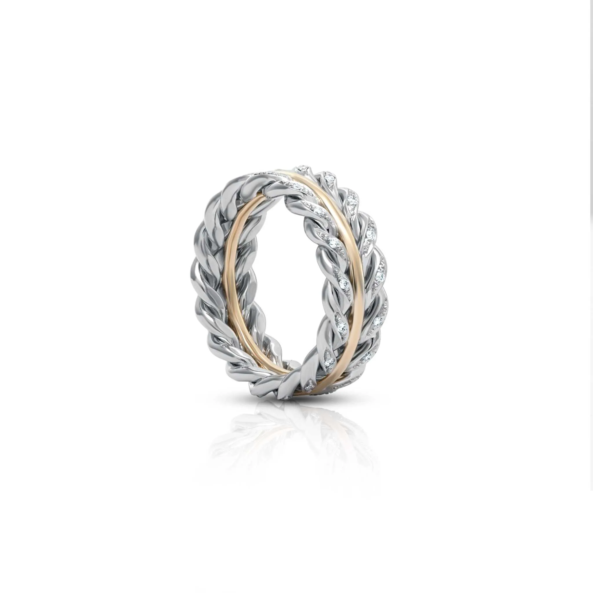 Braided Two Toned Band