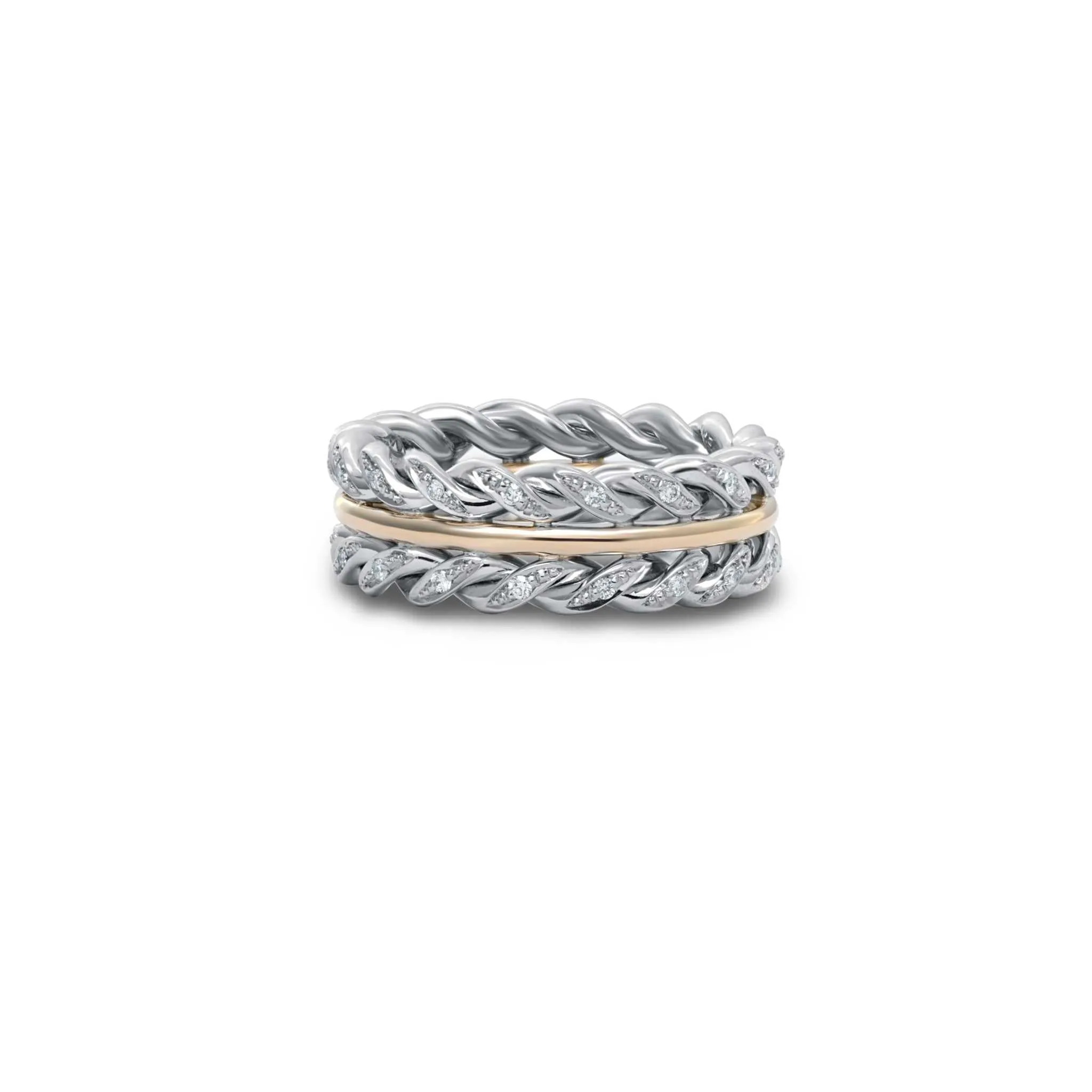 Braided Two Toned Band