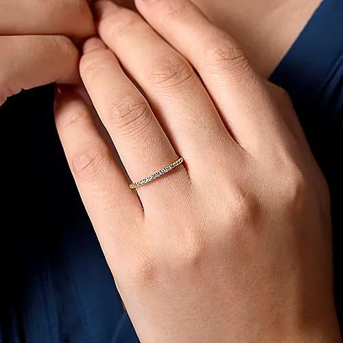 Bujukan Bead and Diamond Stackable Ring