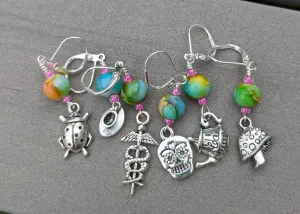 Caduceus Stitch Markers