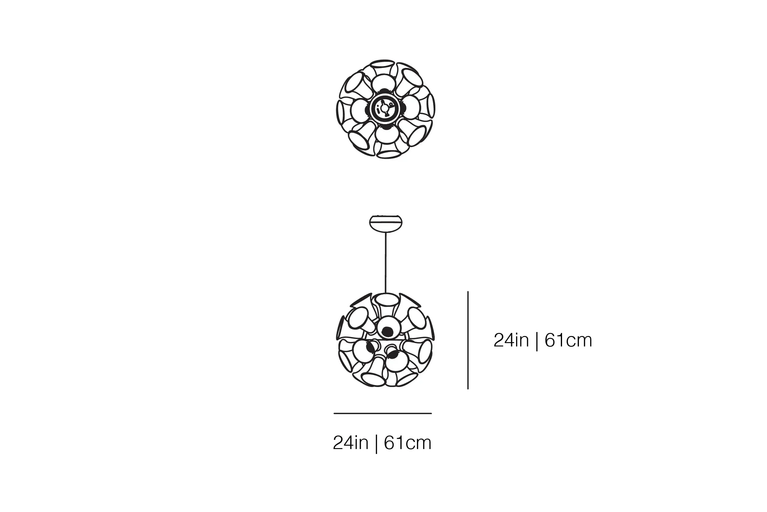 Chalice 48 UL - Suspension Lamp