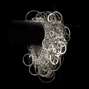 Chrome Ring Cluster Bracelet