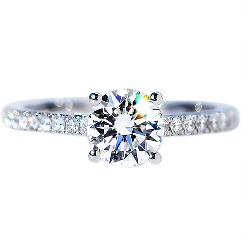 Classic 4 Prong Lab-Grown Diamond Engagement Ring