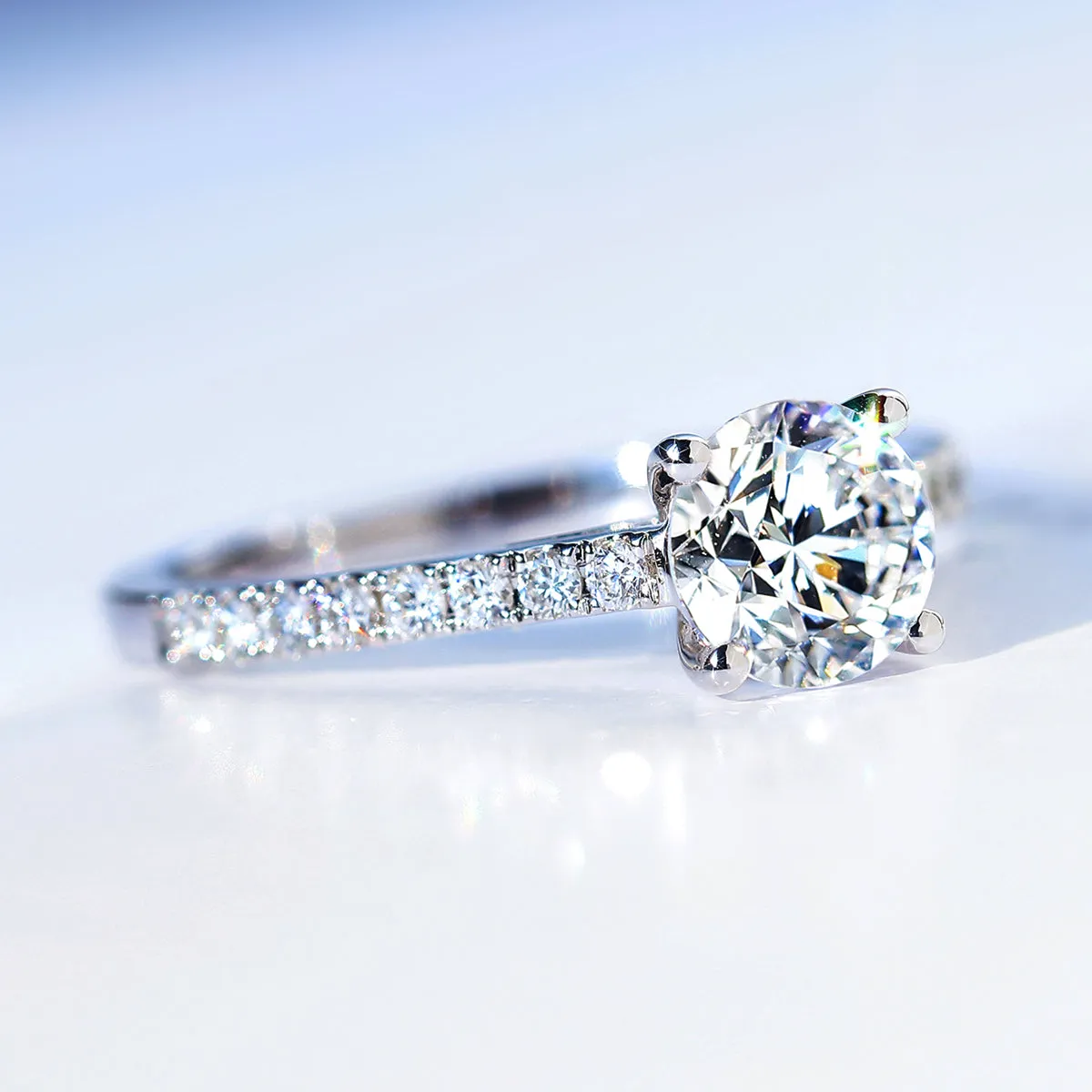 Classic 4 Prong Lab-Grown Diamond Engagement Ring