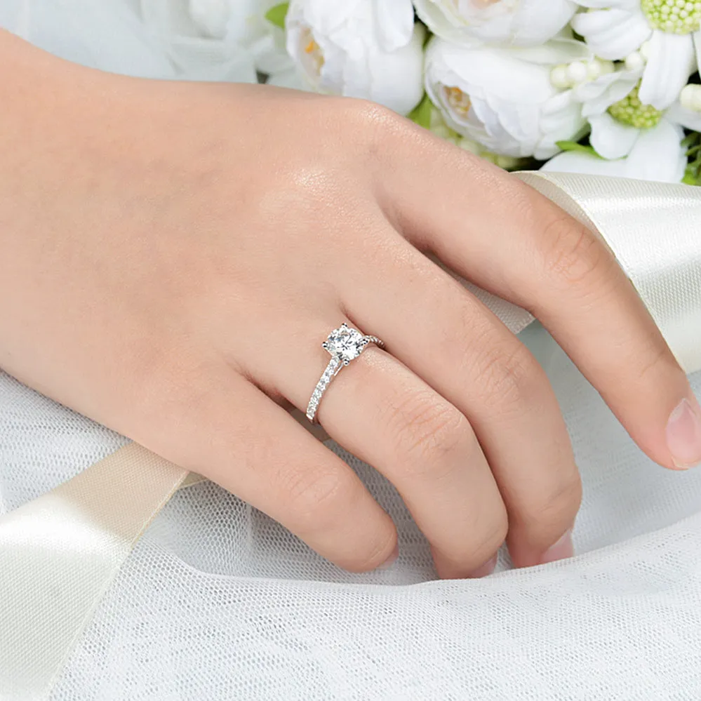 Classic 4 Prong Lab-Grown Diamond Engagement Ring