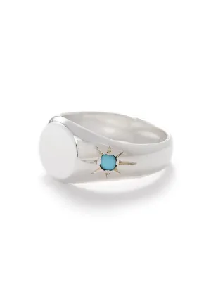Classic Pinky Signet Ring in Silver