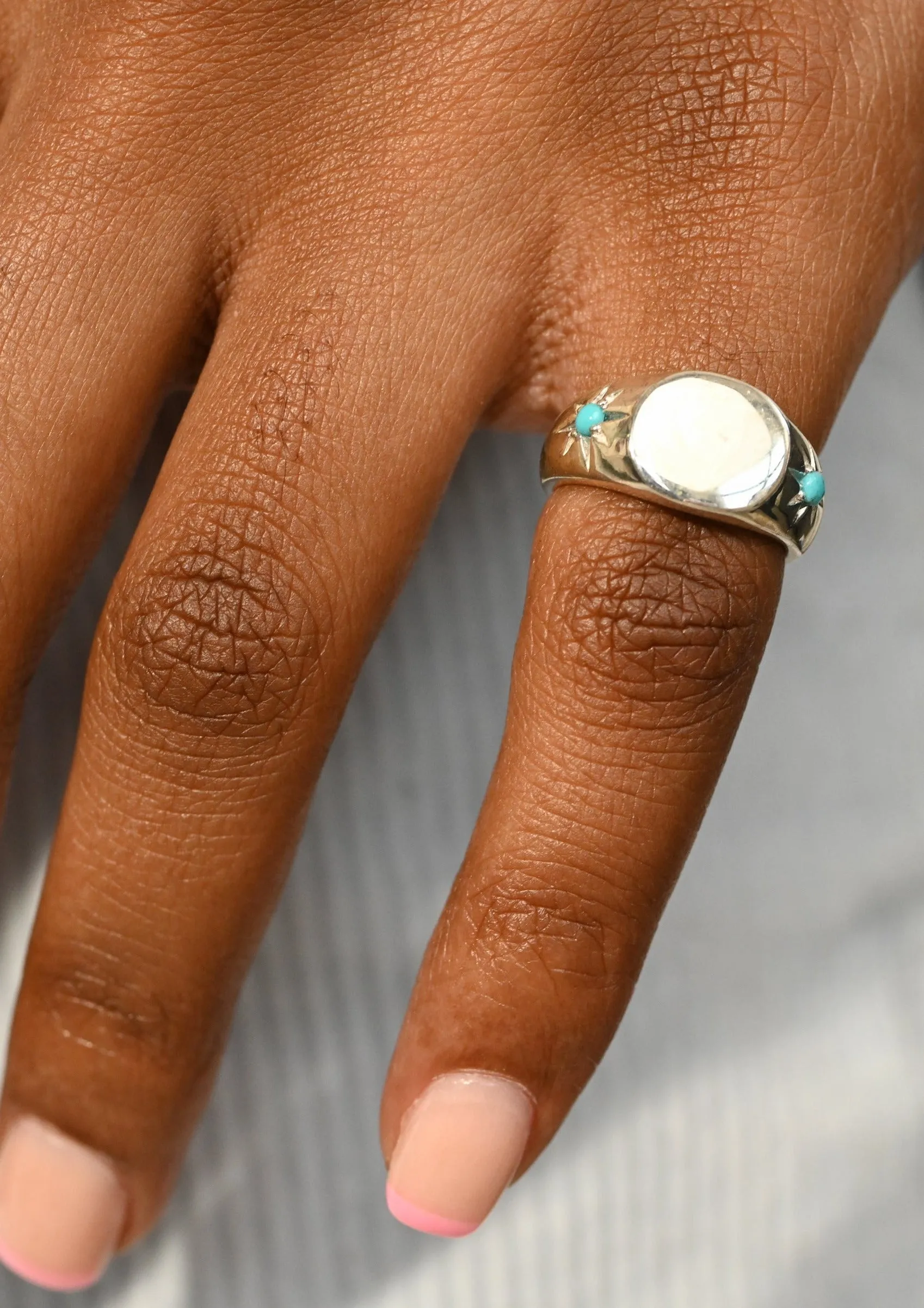 Classic Pinky Signet Ring in Silver
