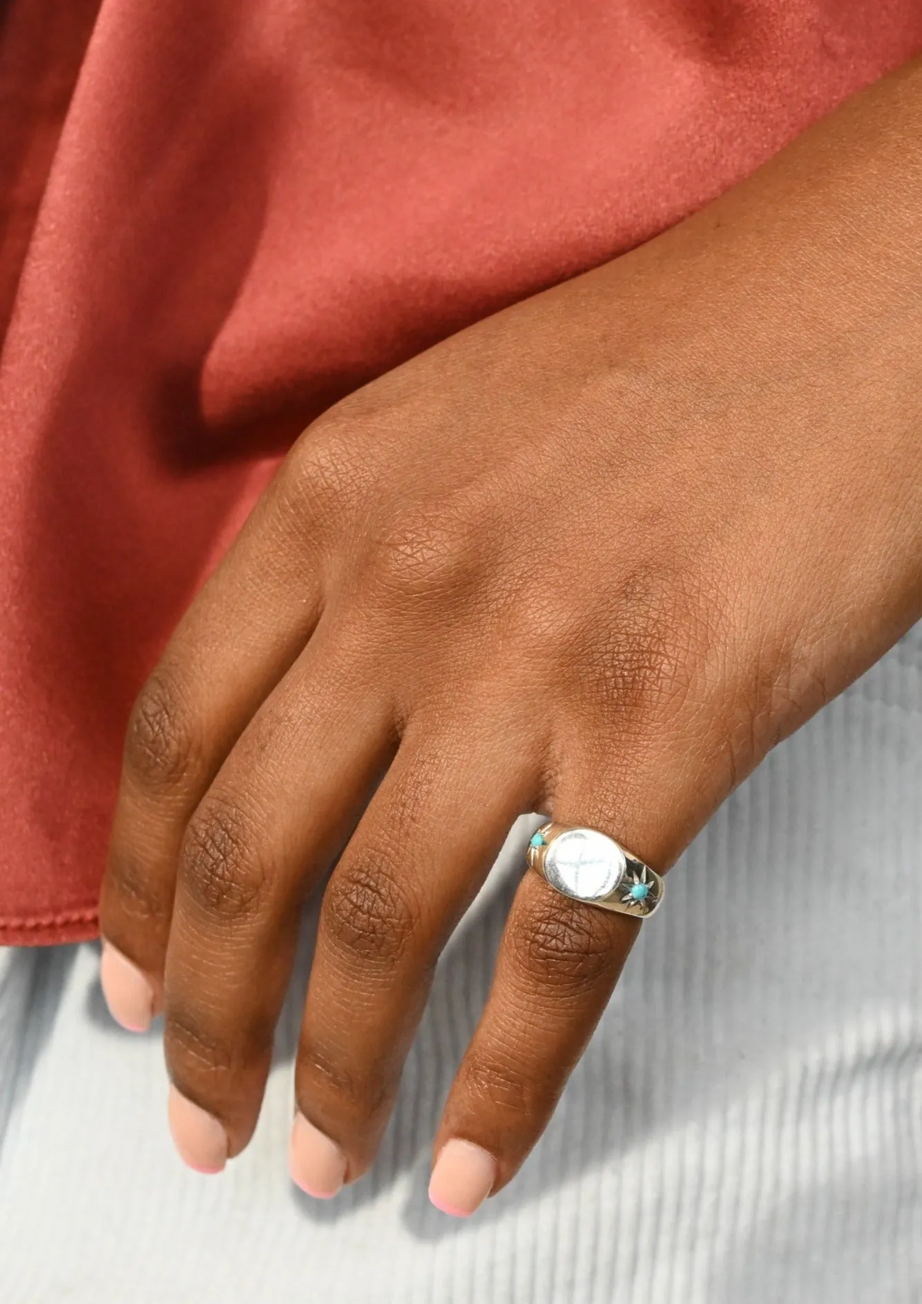 Classic Pinky Signet Ring in Silver