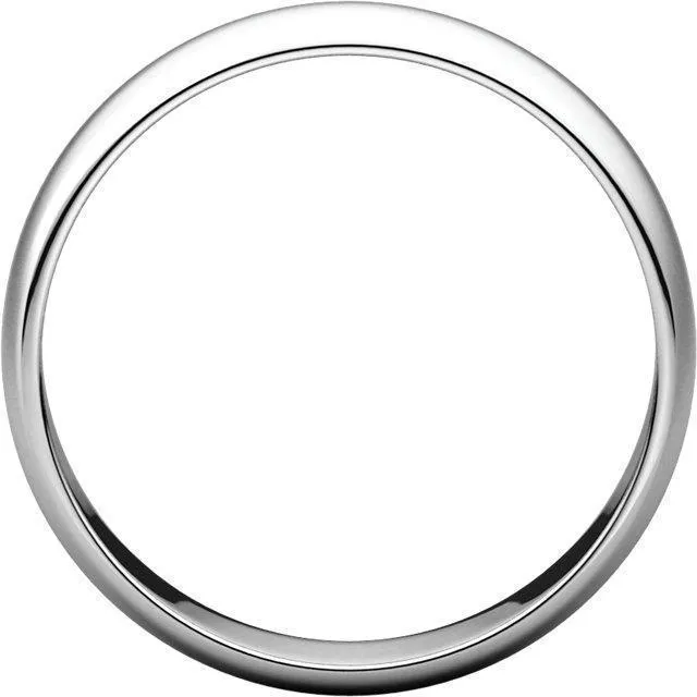 Classic Wedding Band - Bead Blast Finish