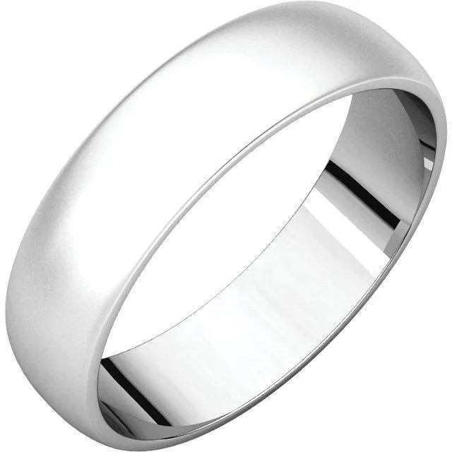 Classic Wedding Band - Bead Blast Finish